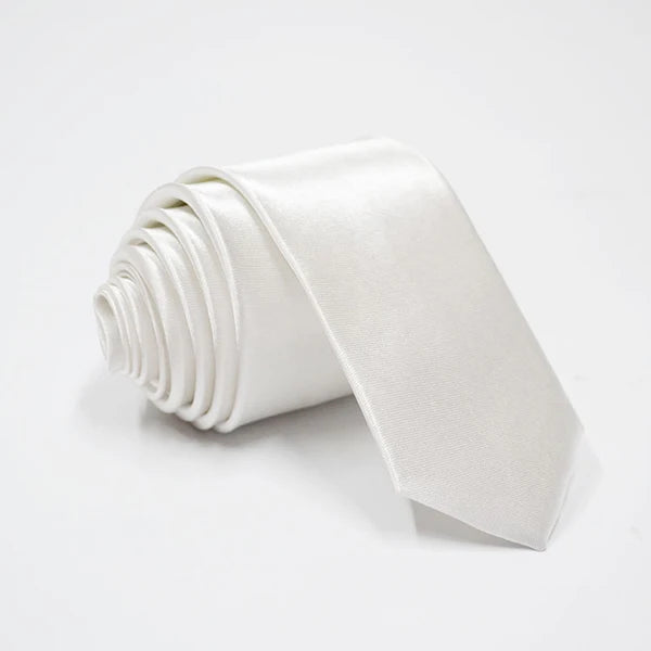 Slim Solid-Color Necktie | The Daily Drop