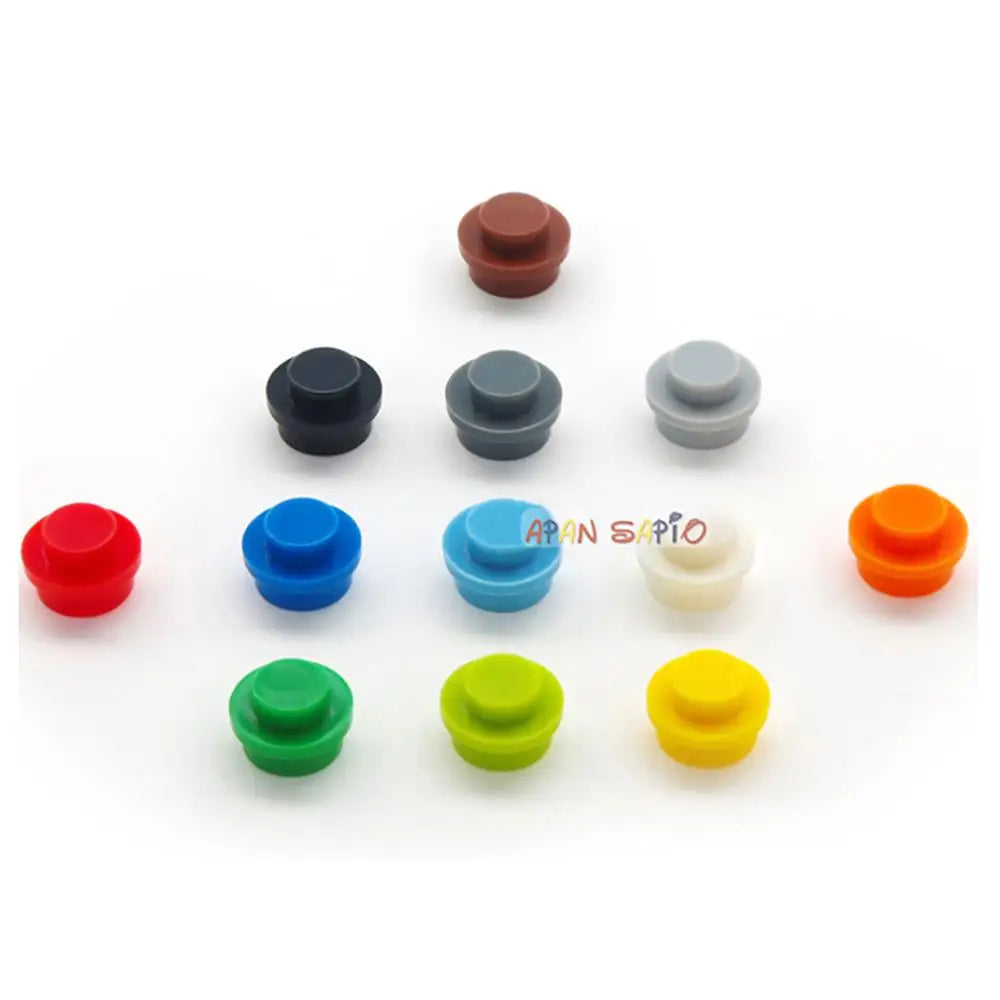 Juego de bloques de construcción creativos de 600 piezas — 12 colores, compatible con las principales marcas
