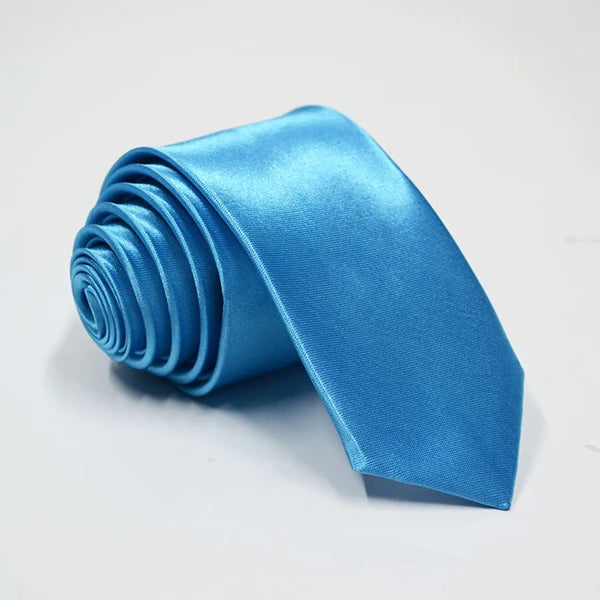 Slim Solid-Color Necktie | The Daily Drop