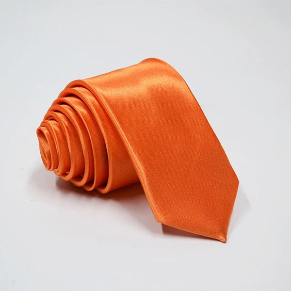 Slim Solid-Color Necktie | The Daily Drop