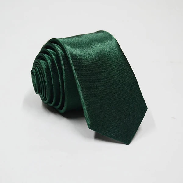 Slim Solid-Color Necktie | The Daily Drop