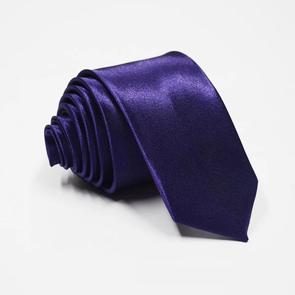 Slim Solid-Color Necktie | The Daily Drop