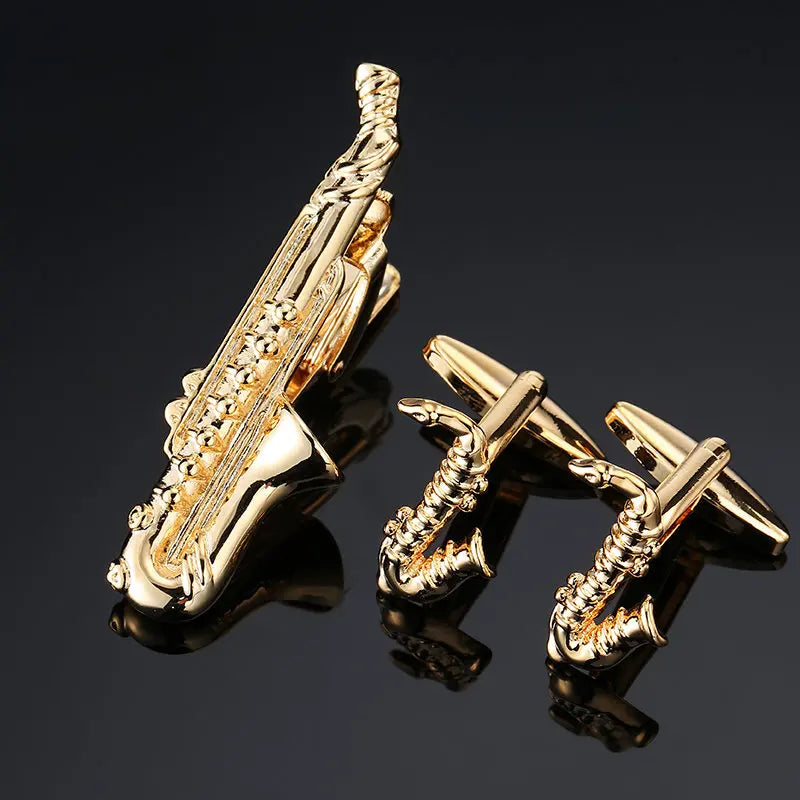 Unisex Cufflinks & Tie Clip Set | The Daily Drop