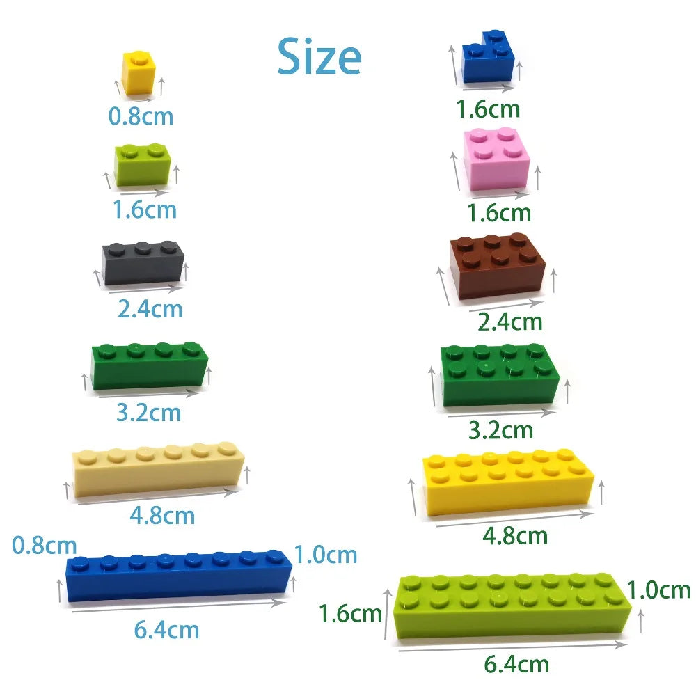 600-Piece Creative Building Blocks Set — 12 Colors, Compatible with Major Brands
