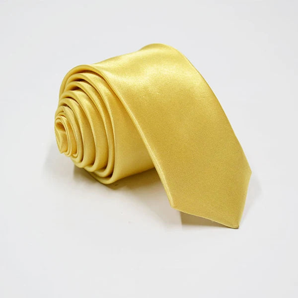 Slim Solid-Color Necktie | The Daily Drop