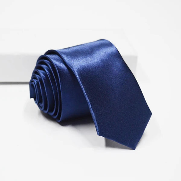 Slim Solid-Color Necktie | The Daily Drop