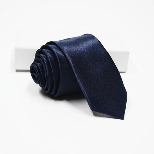 Slim Solid-Color Necktie | The Daily Drop