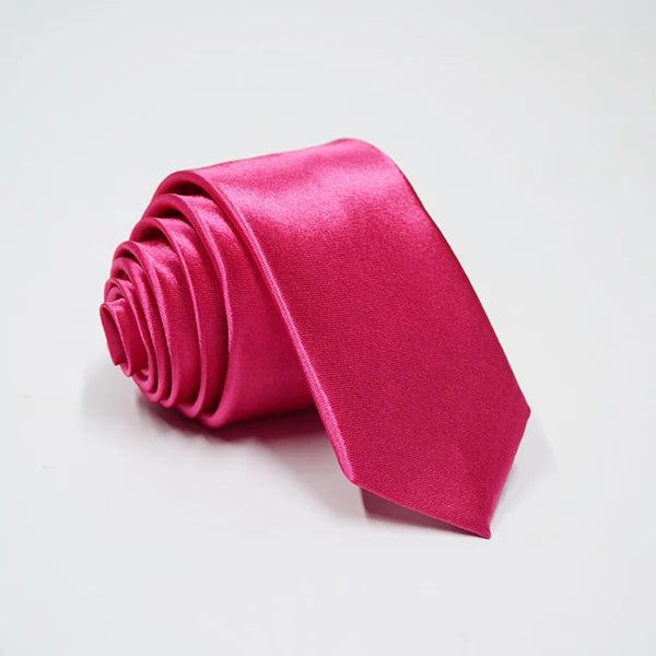 Slim Solid-Color Necktie | The Daily Drop