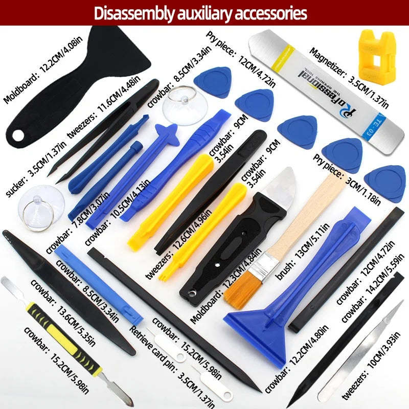 Precision Screwdriver Repair Tool Set — Electronics Disassembly Kit for Phone, Tablet & Laptop