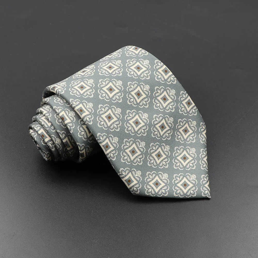 Silk Necktie — Soft Novelty Tie in Bold Patterns & Colors