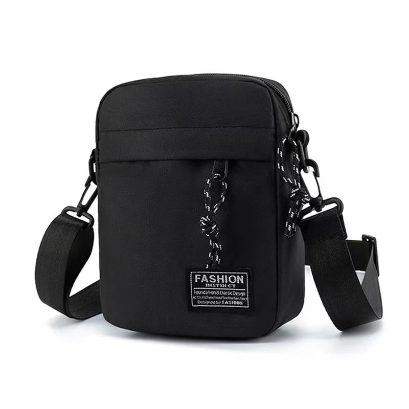 Oxford Fabric Crossbody Shoulder Bag — Lightweight Unisex Satchel for School & Daily Use