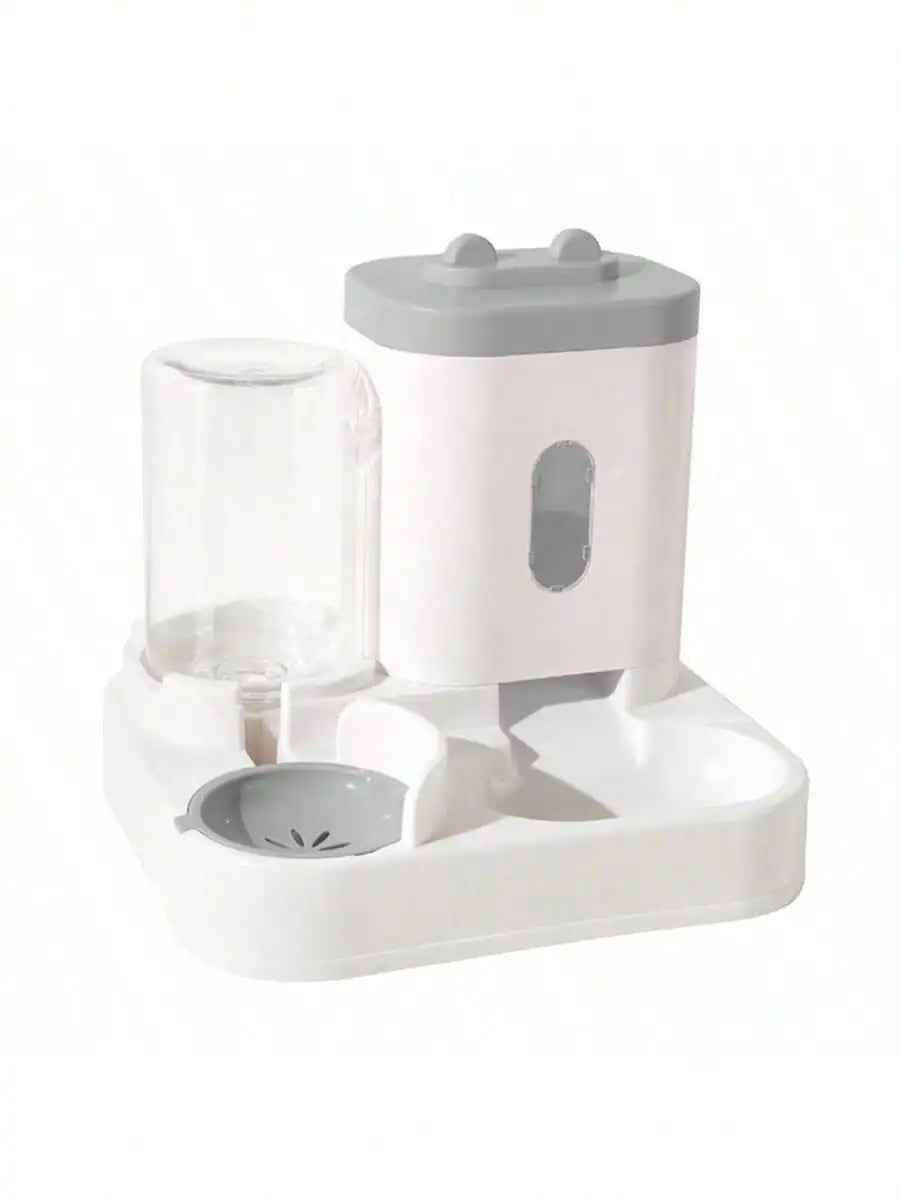 Dispensador y comedero de agua automático por gravedad para gatos – Antiderrames, gran capacidad