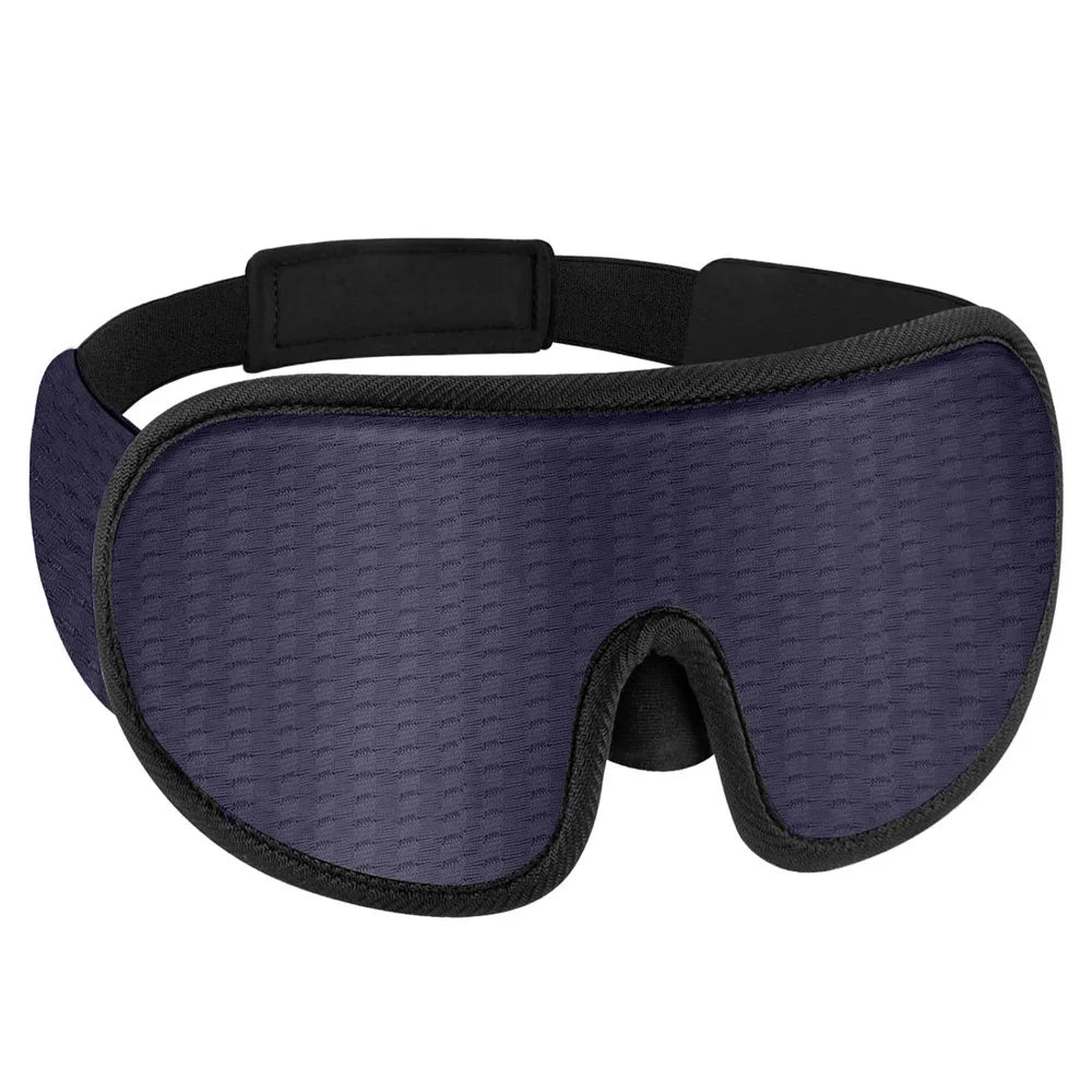 Unisex 3D Contour Sleep Eye Mask – 100% Blackout for Side Sleepers