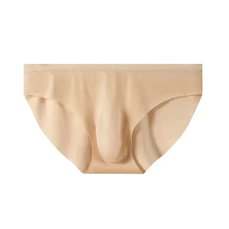 Calzoncillos bóxer de seda helada para hombre – Ropa interior ultrafina transpirable sin costuras