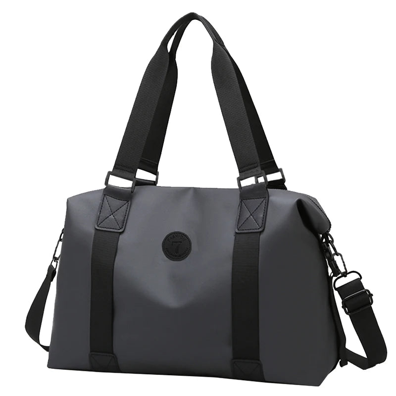 Chic Emblem Nylon Duffle Bag