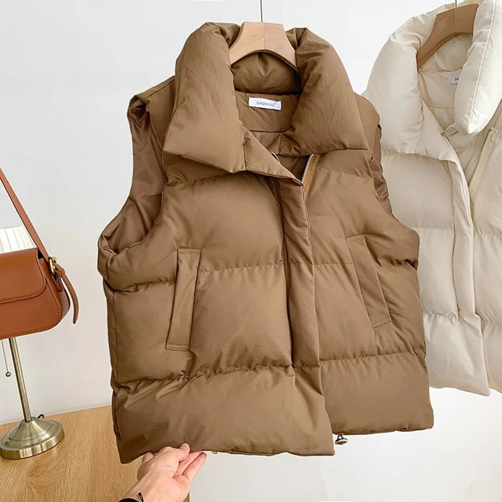 Longline Quilted Puffer Vest – 3 Colors