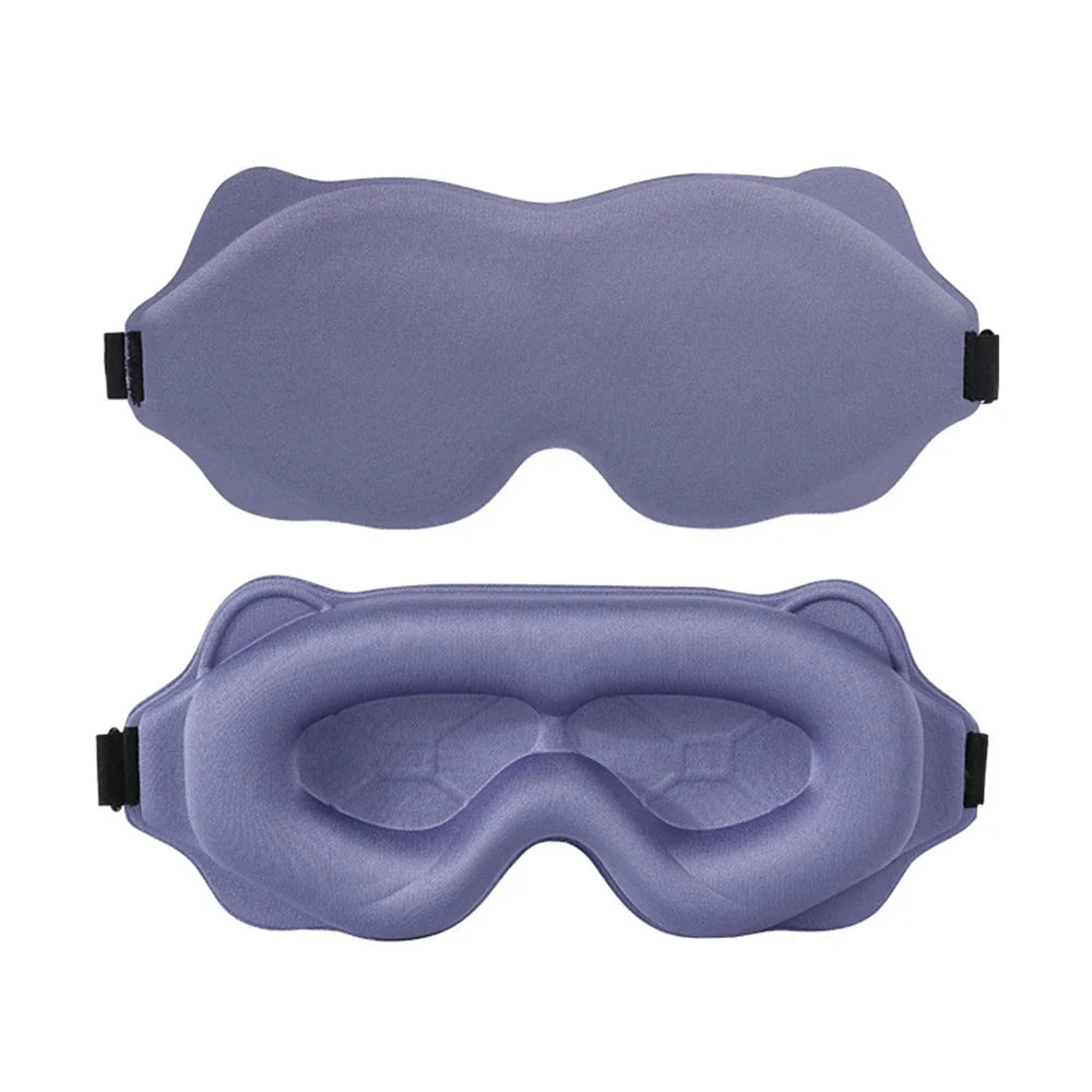 3D Contour Sleep Mask – Soft Padded Blackout Eye Mask