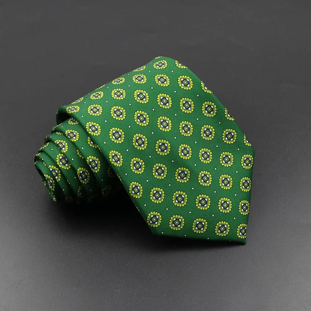 Silk Necktie — Soft Novelty Tie in Bold Patterns & Colors