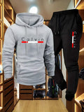 Printed Fleece Hoodie & Jogger Set