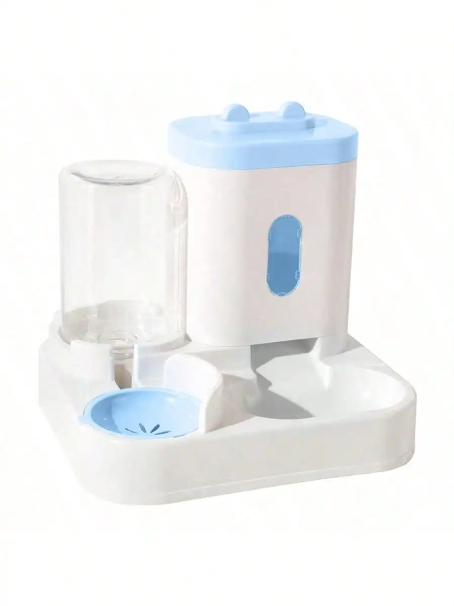 Dispensador y comedero de agua automático por gravedad para gatos – Antiderrames, gran capacidad