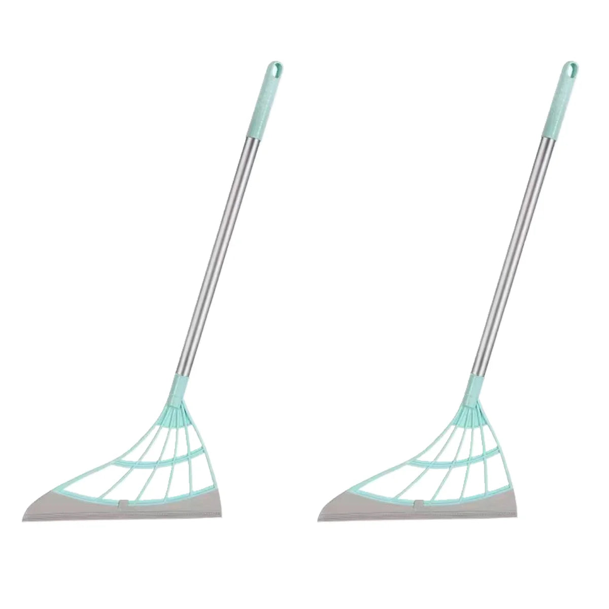 Silicone Rubber Broom & Floor Squeegee – Wet & Dry Cleaning Mop