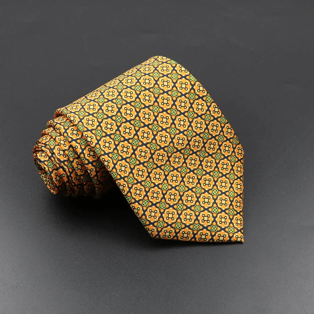 Silk Necktie — Soft Novelty Tie in Bold Patterns & Colors