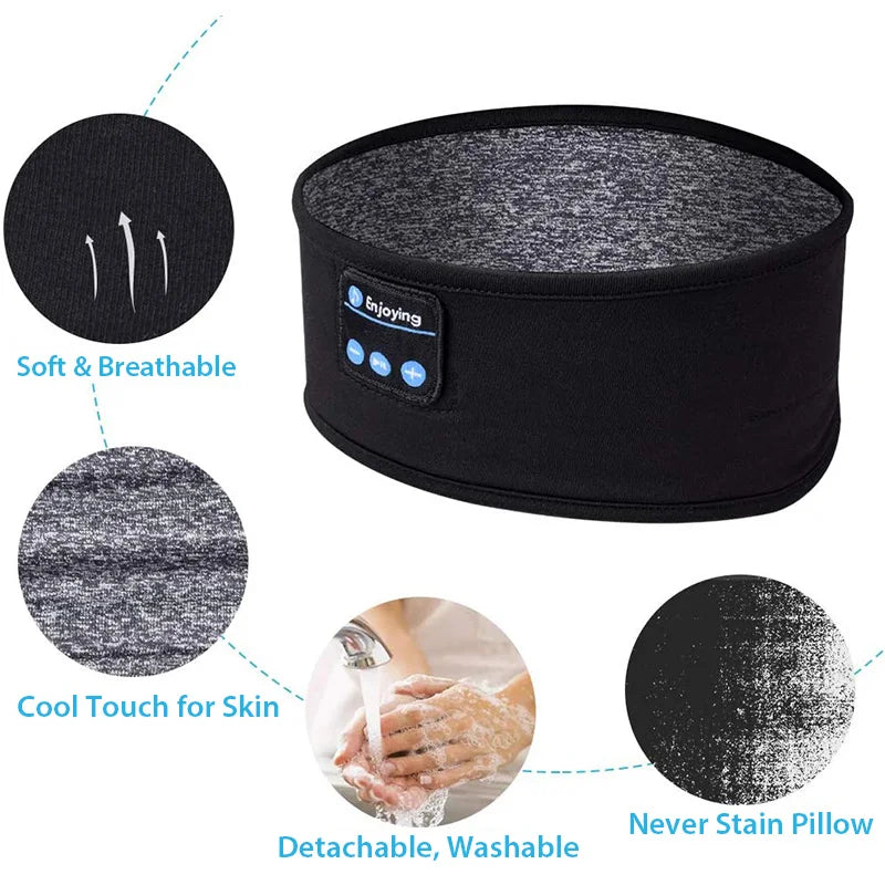 Bluetooth Headband Headphones – Wireless Sleep & Sport Earphones
