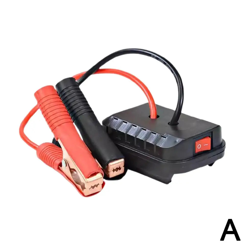 Makita Battery Jump Starter Adapter – Car Emergency Starter with Booster Clips
