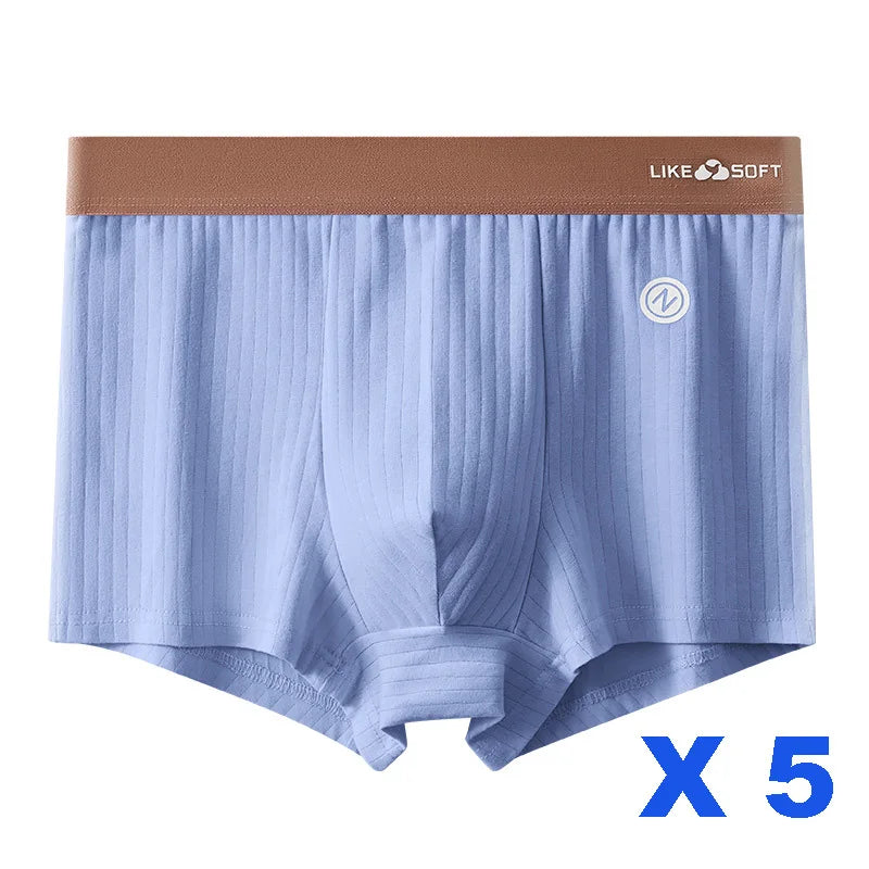 Calzoncillos bóxer a rayas para hombre – Ropa interior de ajuste cómodo, paquete de 5