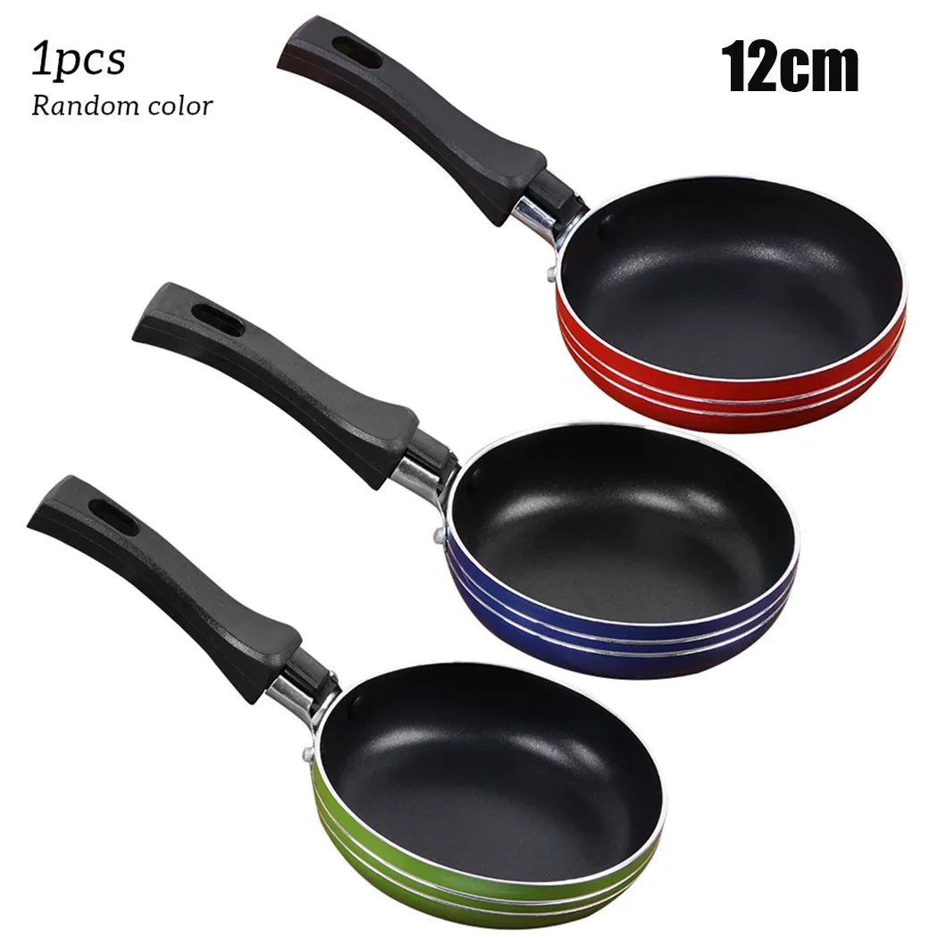 Mini Non-Stick Stainless Steel Frying Pan – Single-Serve Skillet for Eggs & More