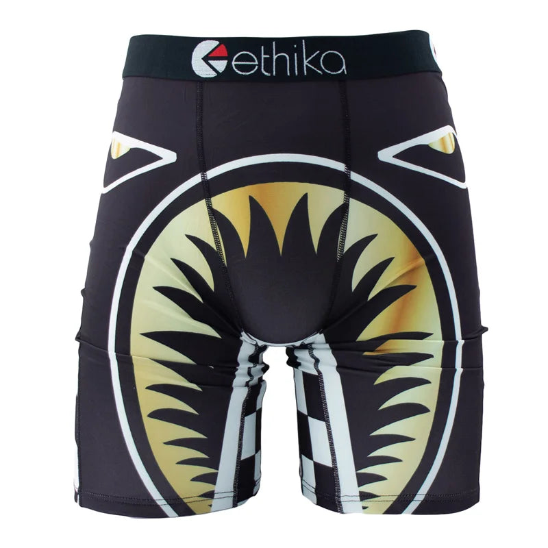 ETHIKA 1 Pieza Calzoncillos Bóxer Hombre Malla Transpirable Entrepierna Bóxers Hombre Tallas Grandes S-3XL Bañador Hombre Bóxers Hombre