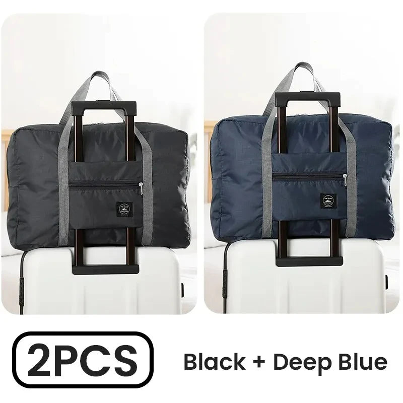 2-Pack Foldable Travel Duffel Bag
