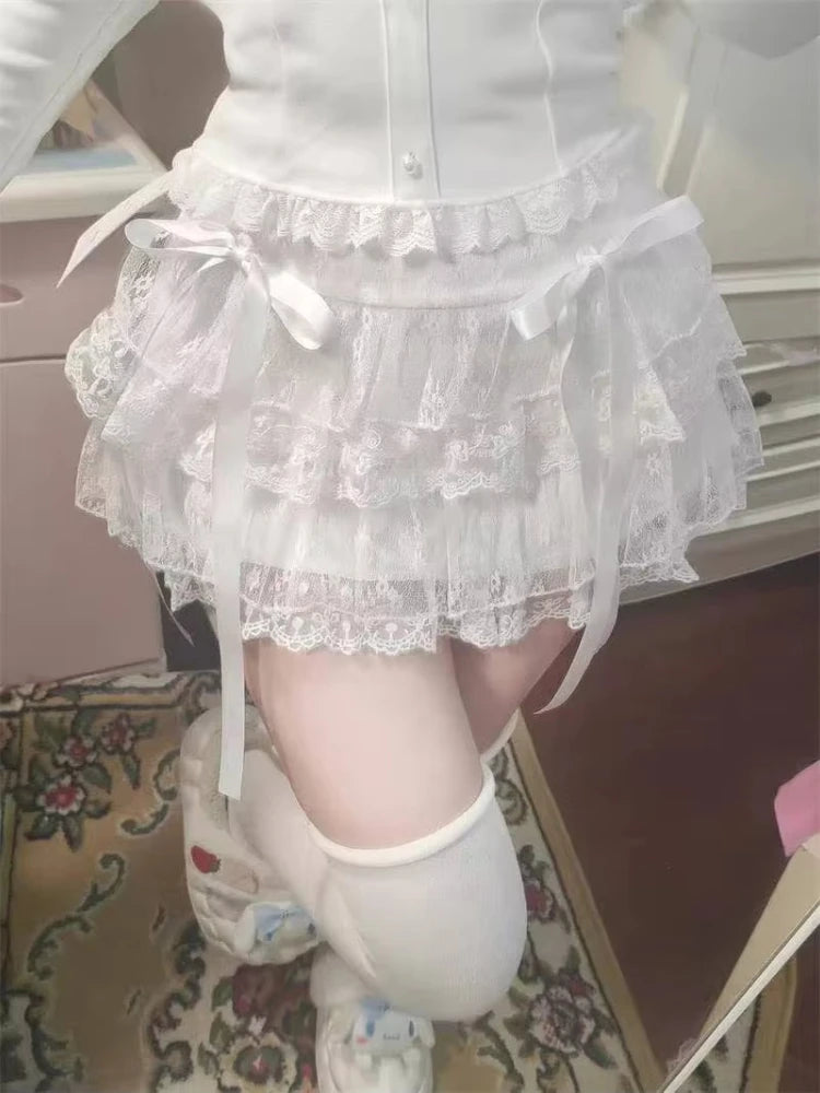 Sweet Ruffle Mini Skirt
