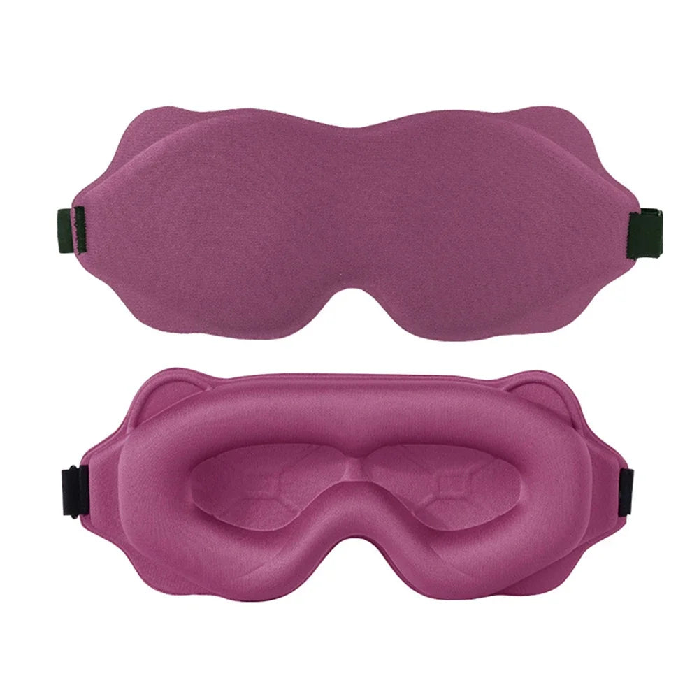 3D Contour Sleep Mask – Soft Padded Blackout Eye Mask