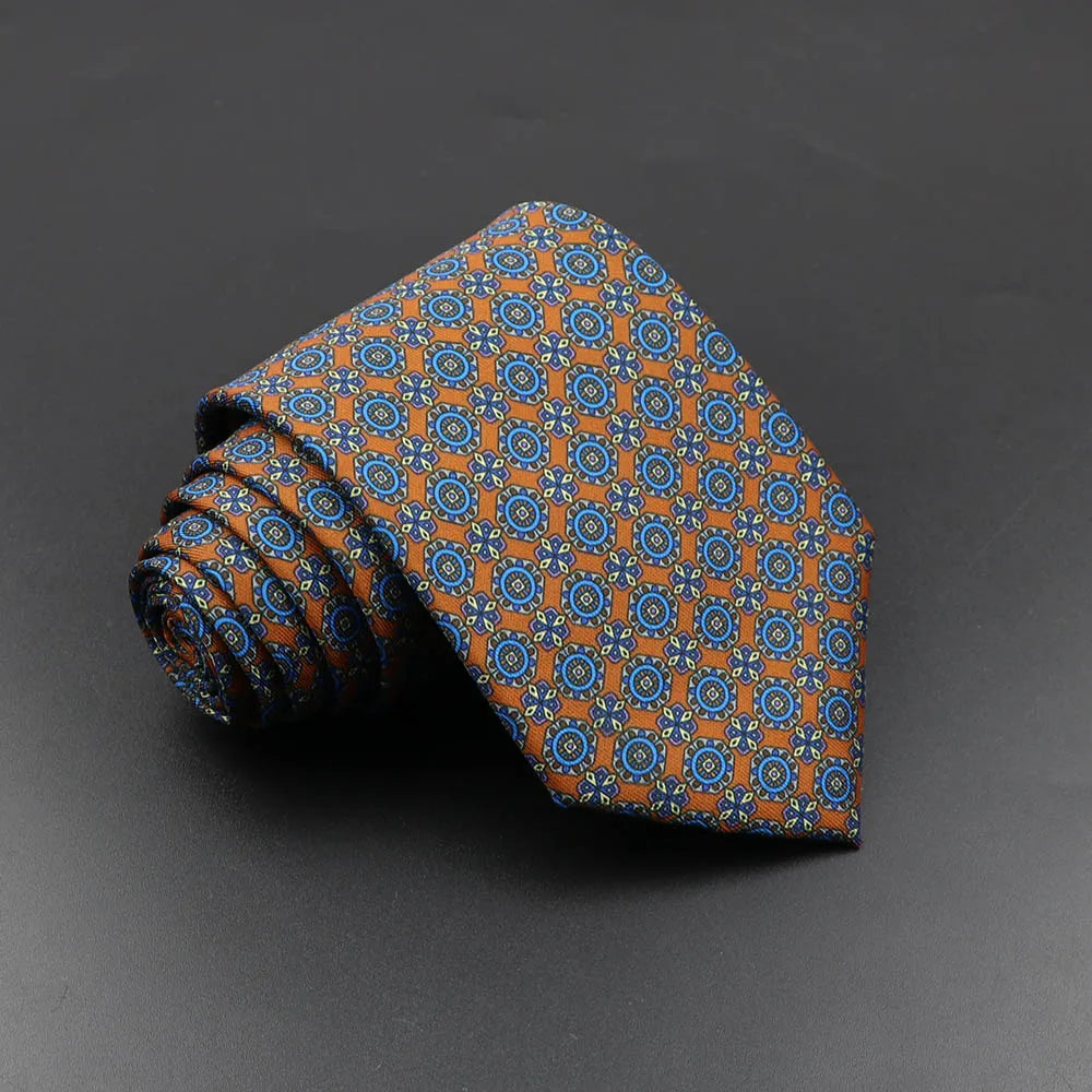 Silk Necktie — Soft Novelty Tie in Bold Patterns & Colors
