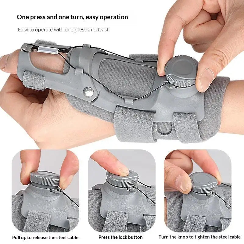 Knob-Adjust Wrist & Thumb Brace with GEL Lining