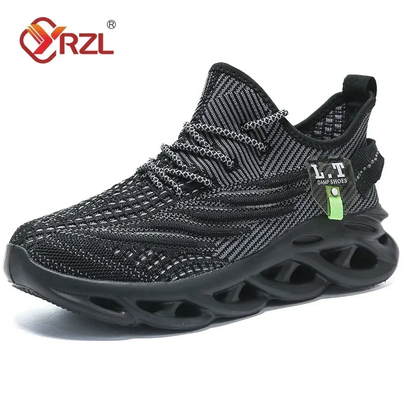 Zapatillas de running de malla transpirable para hombre | Zapatos informales ligeros con absorción de impactos