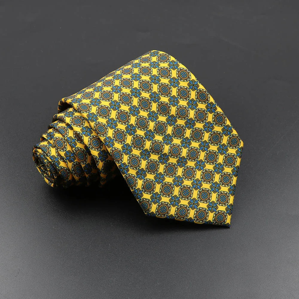 Silk Necktie — Soft Novelty Tie in Bold Patterns & Colors