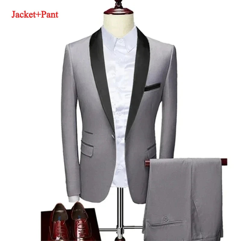Men's Slim Fit Suit Set | The Daily Drop