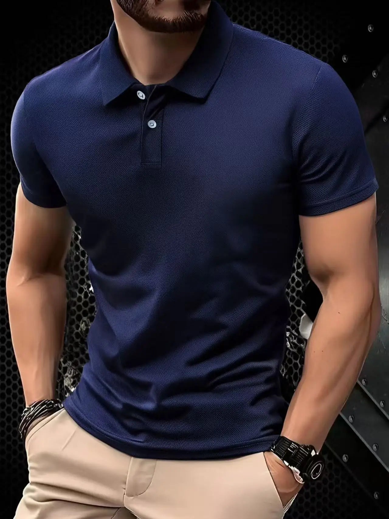 Men's Quick-Dry Polo Shirt – Lightweight & Breathable