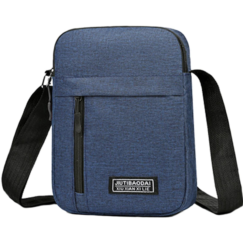 Oxford Fabric Crossbody Shoulder Bag — Lightweight Unisex Satchel for School & Daily Use