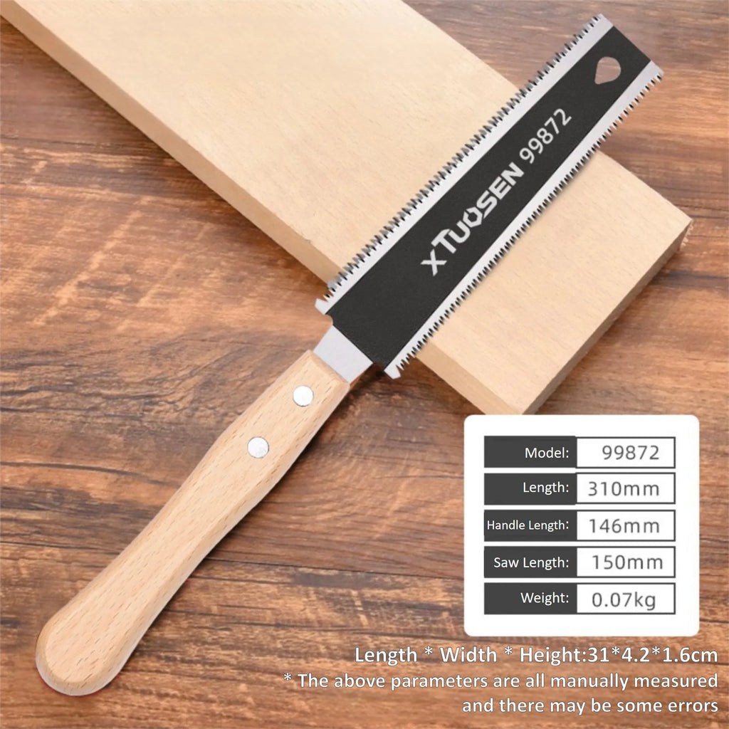 6-Inch Flexible Flush-Cut Hand Saw — Fine Tooth Woodworking Saw