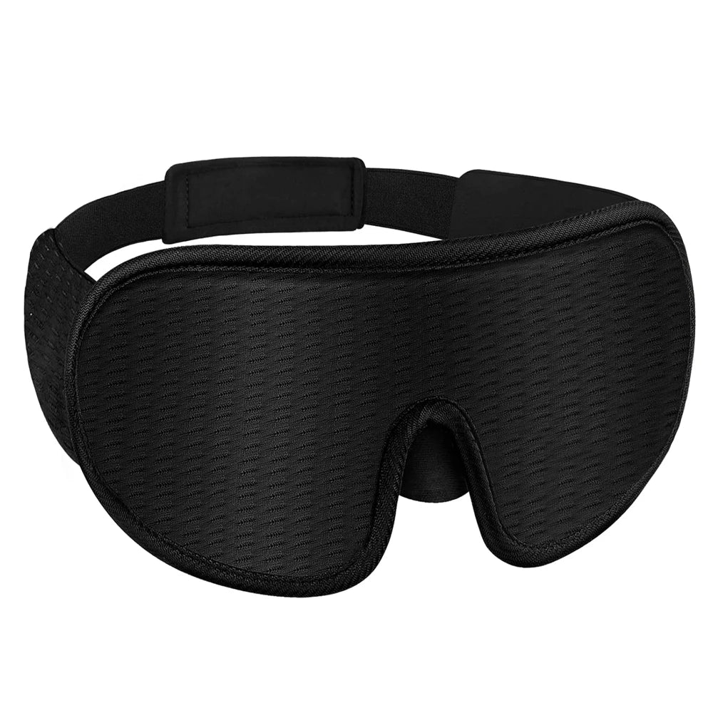 Unisex 3D Contour Sleep Eye Mask – 100% Blackout for Side Sleepers