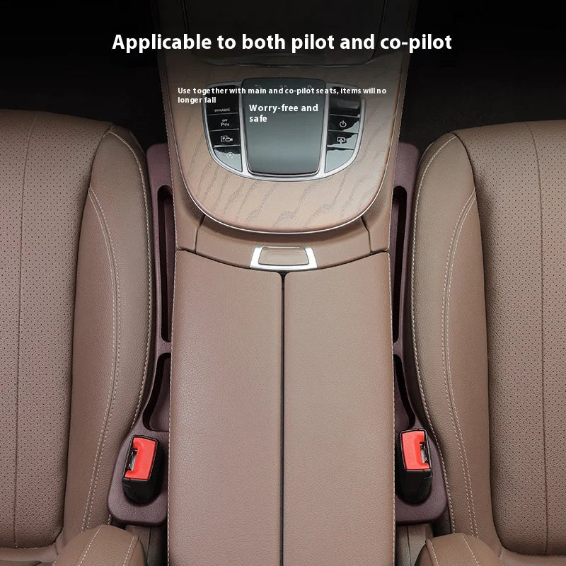 Tapón y caja de almacenamiento para el espacio del asiento de coche | Organizador de ranuras de asiento anticaída