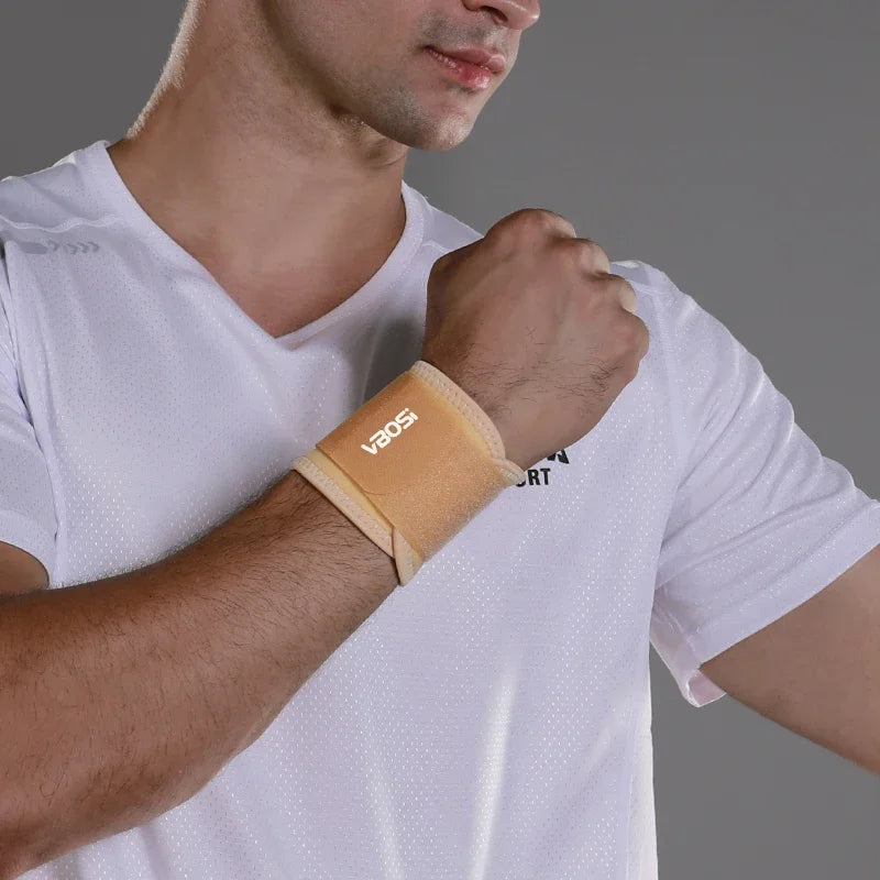 Unisex Adjustable Compression Wrist Support Brace – Sports & Tendonitis Relief