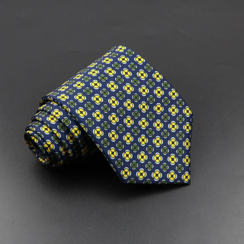 Silk Necktie — Soft Novelty Tie in Bold Patterns & Colors