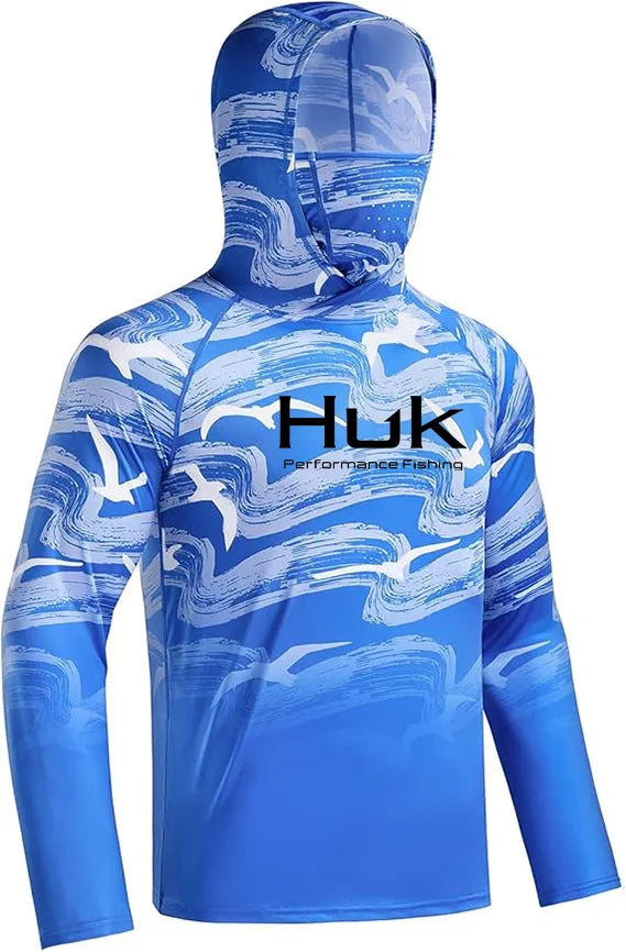 UV Fishing Hoodie Sweatshirt – Hooded Sun Protection Top for Men / Women