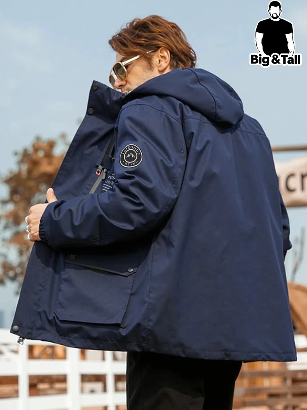 Multi-Pocket Hooded Utility Jacket