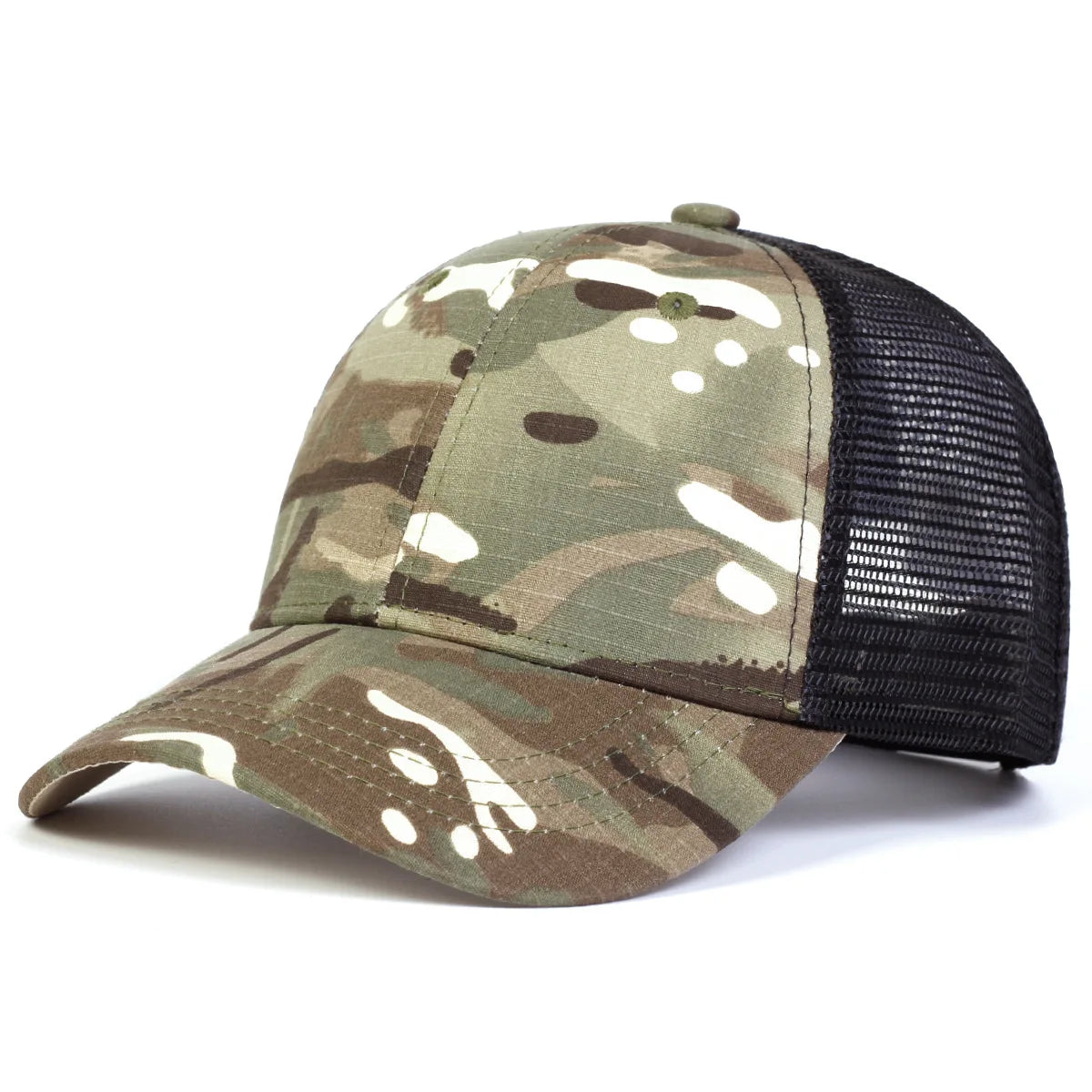 Spring and summer mesh hats for men and women, thin, breathable, sun resistant, sun shading, beach worn baseball caps