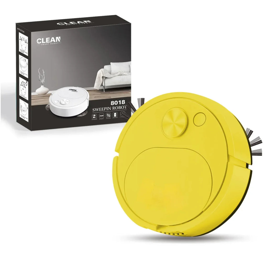 3-in-1 Smart Robot Vacuum Cleaner – Sweep, Mop & Vacuum, 1500Pa Suction, USB Rechargeable